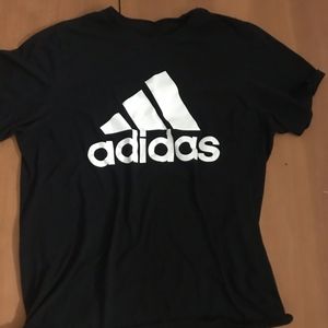 mens large black Adidas t-shirt